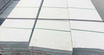 儋州芝麻白毛板，石材毛板