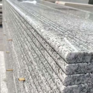 儋州芝麻白楼梯踏步 花岗岩楼梯板材