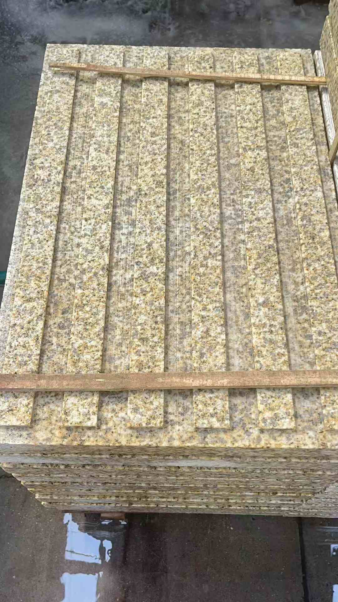 儋州黄金麻盲道 石材盲道