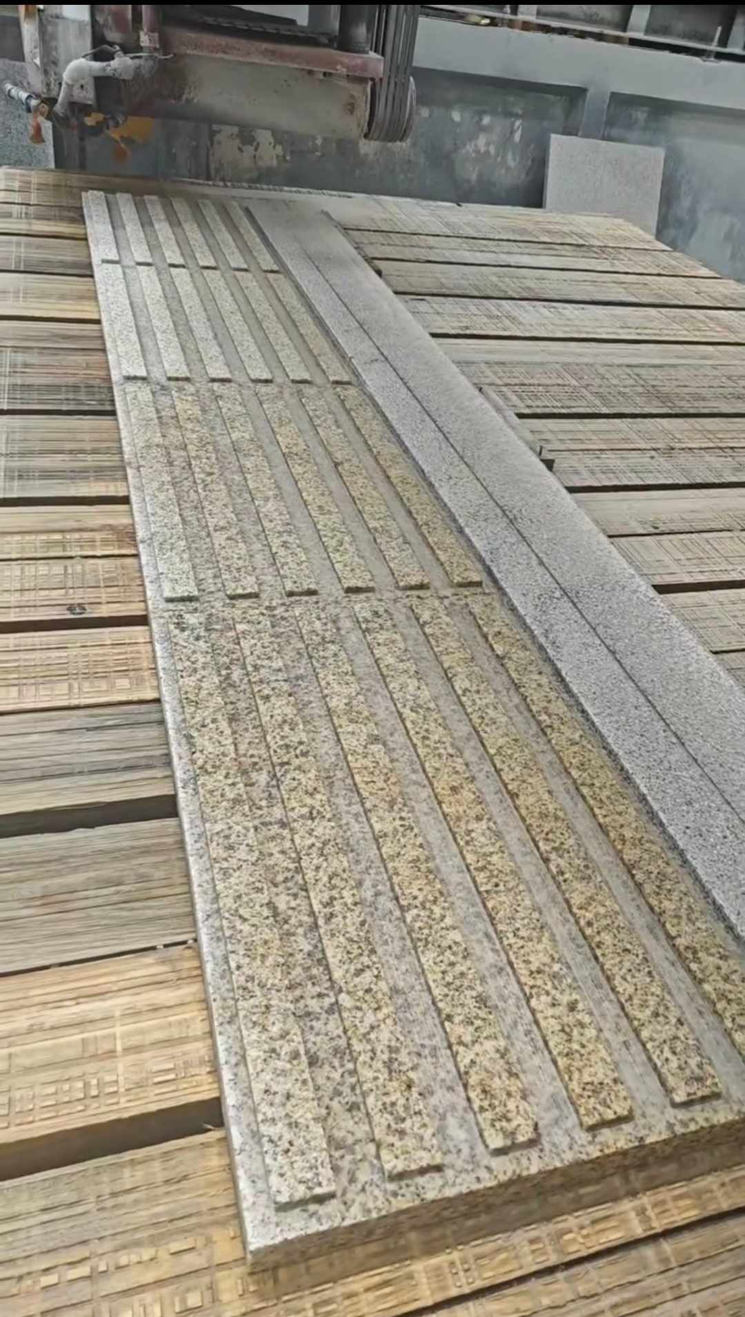 儋州黄金麻盲道石 盲条