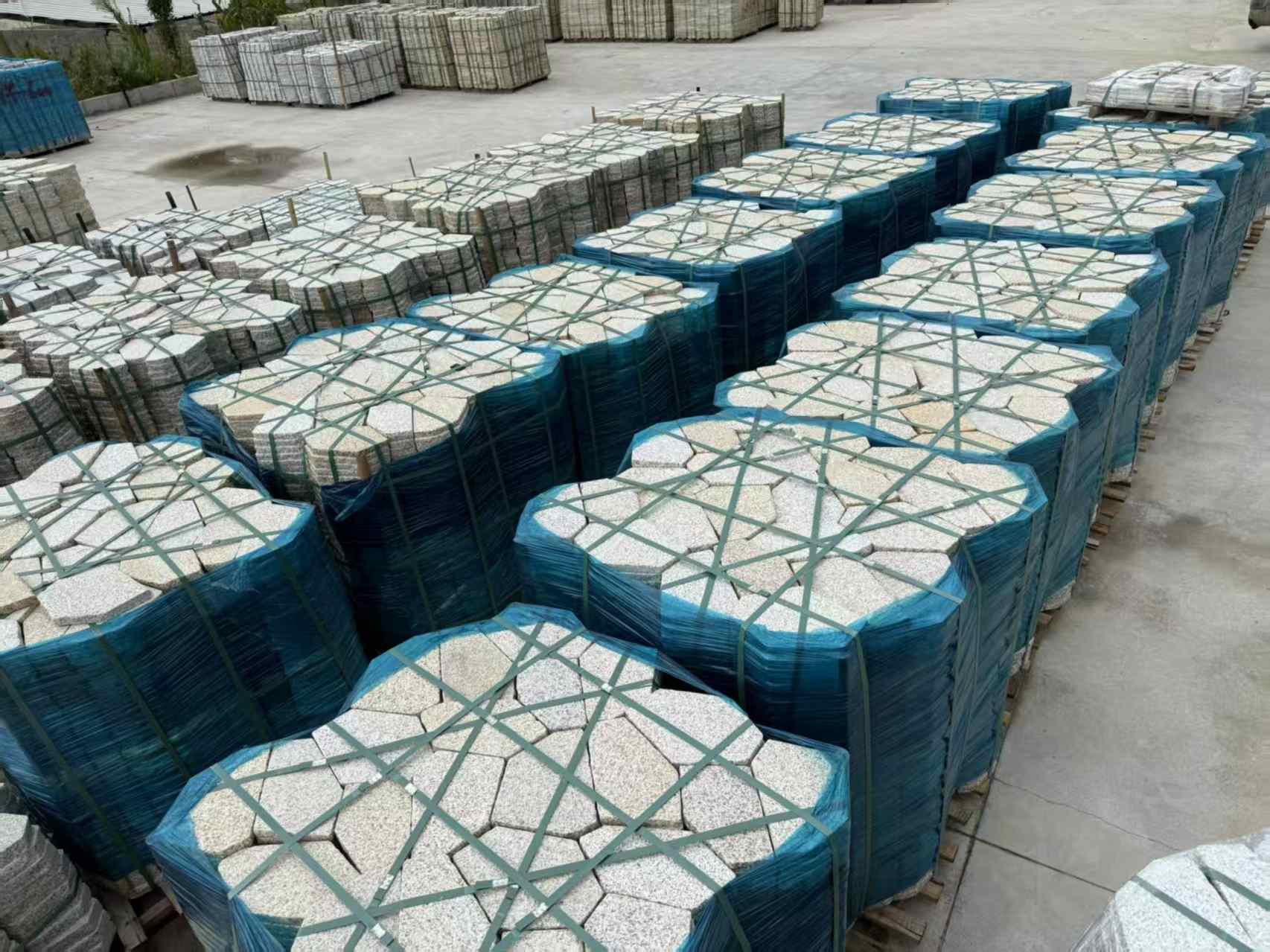 儋州黄金麻冰裂纹 碎拼