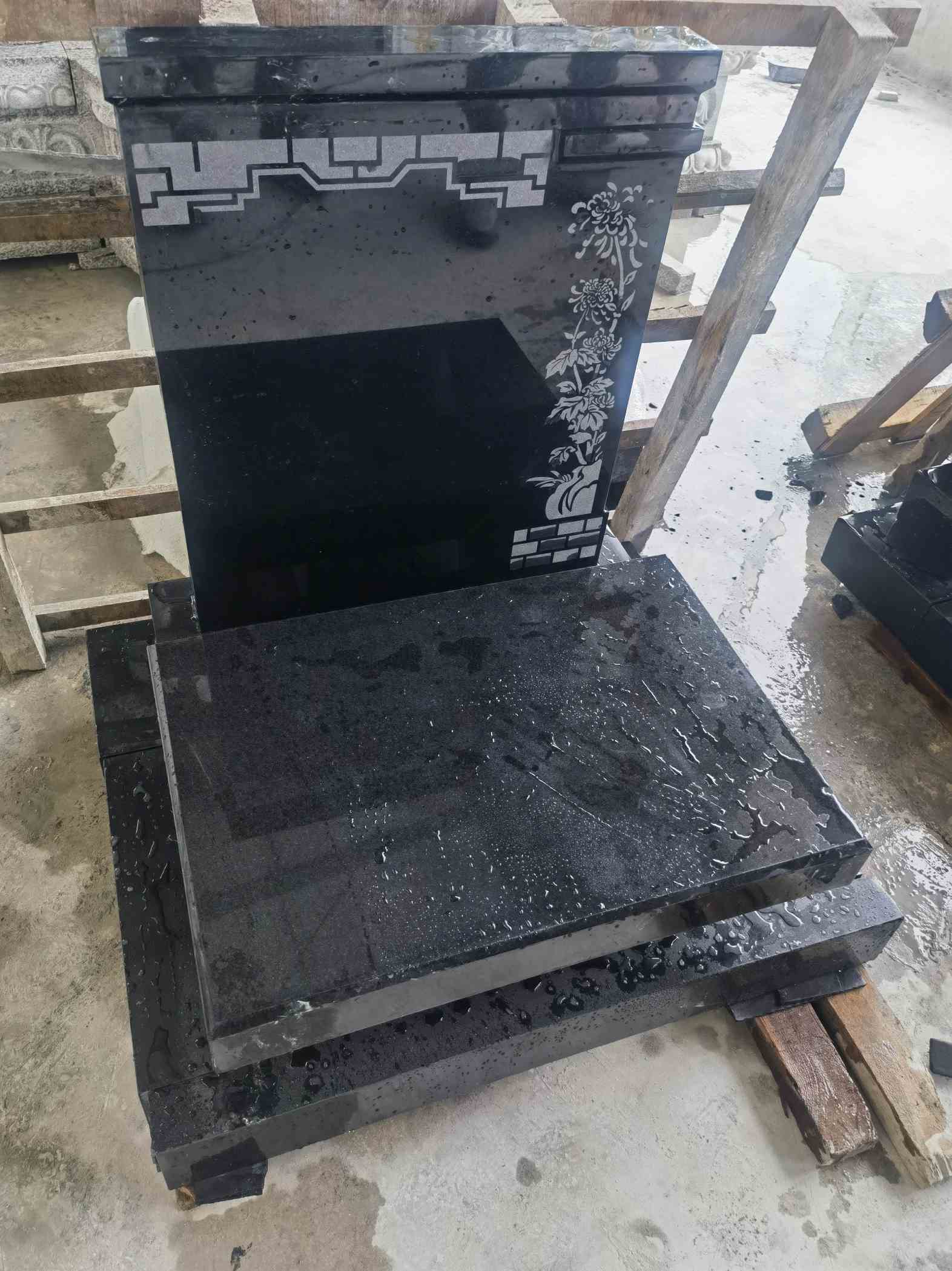 儋州花岗岩墓碑石 墓碑 套墓