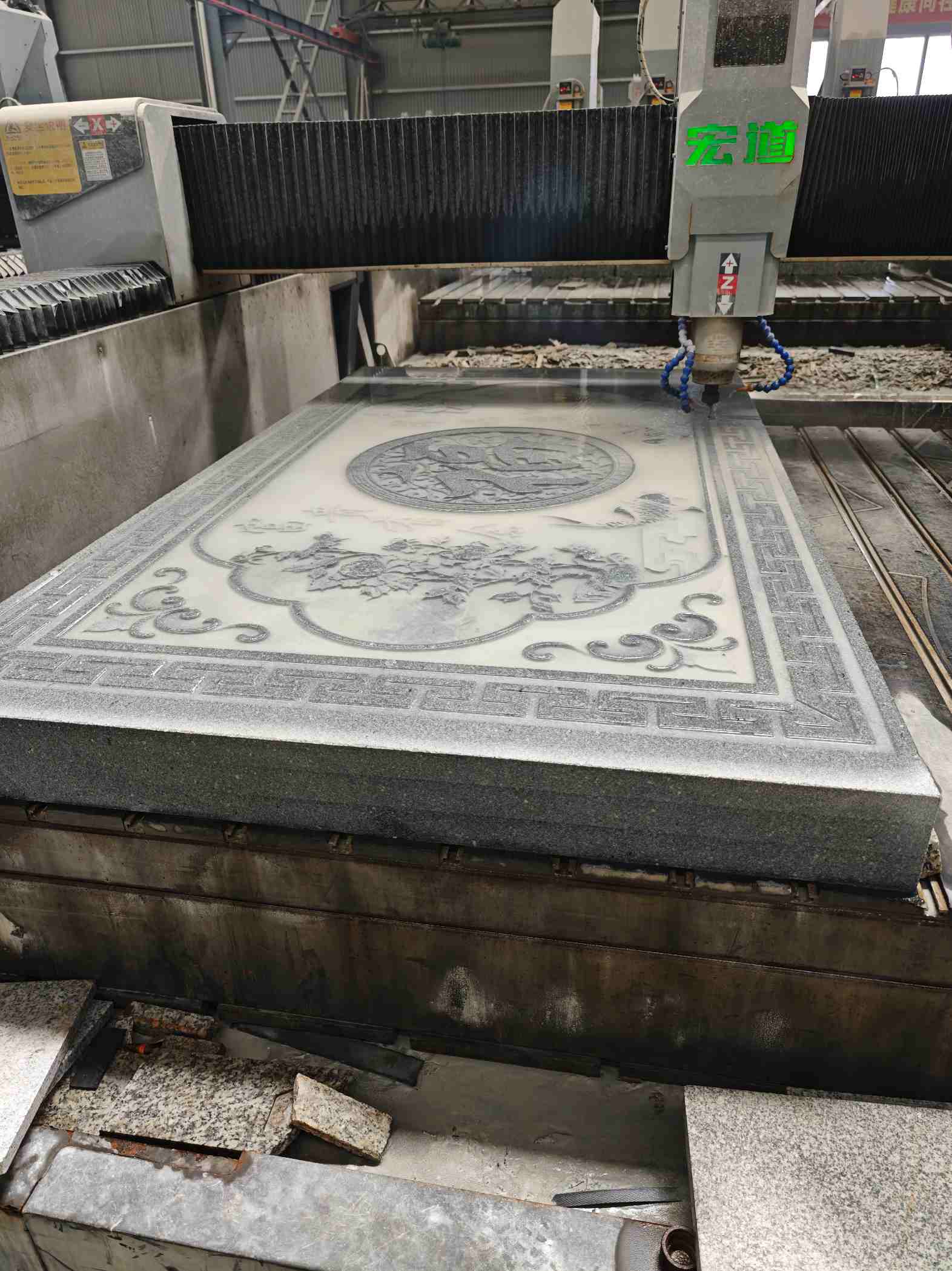 儋州芝麻灰雕刻版异形雕刻异形定制